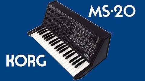 KORG MS-20 Analog Synthesizer 1978 | HQ DEMO