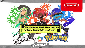 Splatoon 3 - Splatoon x Pokémon Splatfest - Nintendo Switch
