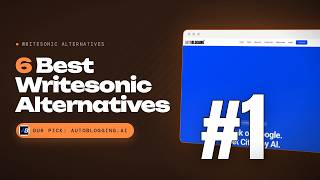 Best Writesonic Alternatives in 2026: Autoblogging.ai vs Agility Writer vs SEOWriting.ai (Top 6)