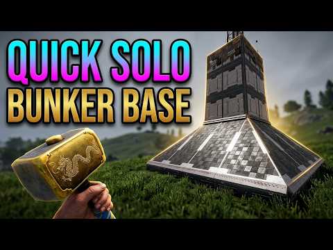 RUST 2x2/THE BEST QUICK SOLO BASE AFTER WIPE!//PS5//
