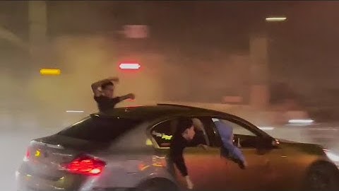 Gunfire erupts during South LA street takeover