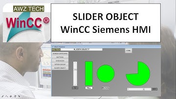 SLIDER OBJECT WinCC Siemens HMI