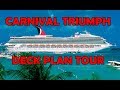 Carnival Triumph DECK PLAN TOUR Carnival Triumph DECK PLAN TOUR