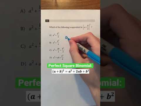 Perfect Square Binomials