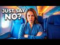 What to do when someone asks you to trade your airline seat and you don't want to