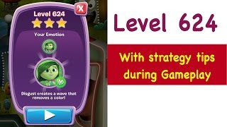 Inside Out Thought Bubbles Level 624 Tips and Strategy Gameplay Walkthrough Youtube No Boosters screenshot 2