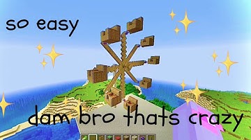 Minecraft Create Mod Ferris wheel tutorial yay