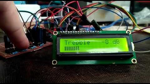 Регулятор тембра и громкости на PT2313 (Arduino)