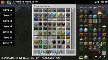 Minecraft 1.8 - How To Install Too Many Items - GAMEPLAY