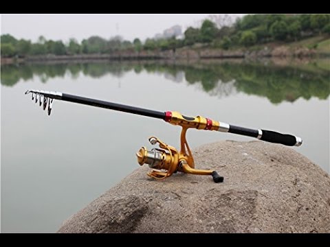 Review: Carbon Telescopic Spinning Fishing Rod with Reel Gold