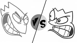 The FINAL SHOWDOWN: Who is the REAL BOSS??? - Pencilanimation Short Animated Film - Monochromatic