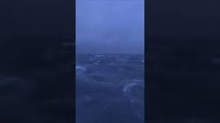 Huge 15 To 20 Foot Waves At Sea On A Cruise Ship