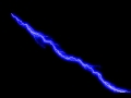 Blue Lighting Bolt