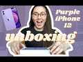 UNBOXING THE NEW PURPLE IPHONE 12