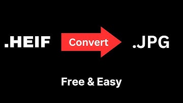 How To Convert .HEIF Image To .JPG