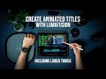 LumaFusion Tutorial - Create Animated Titles on Your iPad  - Lower Thirds