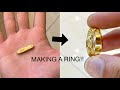 How i made this BEAUTIFUL Gold Ring! Jewelry Making | How it&#39;s Made | 4K Video