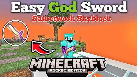 Easy God Swords || Sat network Skyblock Server for MCPE