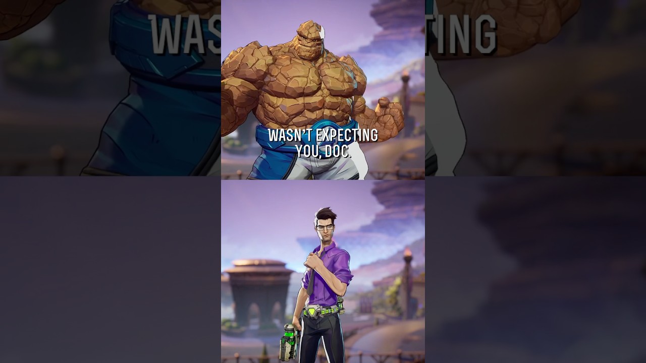 The Thing and Bruce Banner interaction - Marvel Rivals