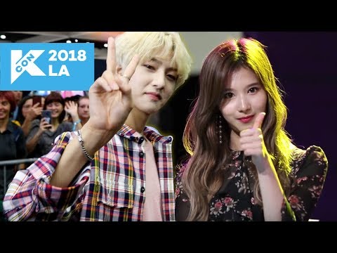 MEETING K-POP IDOLS IN REAL LIFE! (KCON LA Vlog #2)