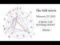 The Full Moon of February 27, 2021 by ABLAS astrology