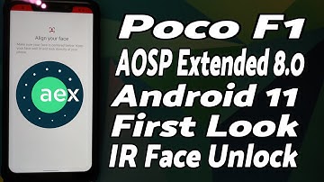 Poco F1 | AOSP Extended 8.0 Features | Android 11 | IR Face Unlock, Theming & More | AEX v8.0