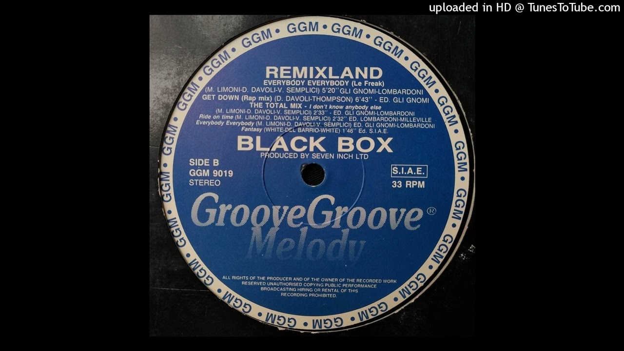 G-SOUZ（通常盤）BLACKBOXX G-RAP DJ MIX Black Box - Get Down (Rap Mix) 1990 - YouTube