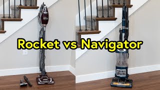 Shark Rocket Deluxe HV322 vs Shark Navigator Self Cleaning ZU503AMZ