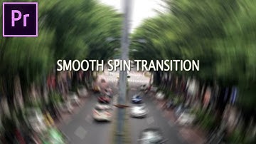 Adobe Premiere Pro CC: Smooth Spin Blur Rotation Transition Effect Tutorial In Urdu/Hindi