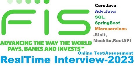 FIS global real-time assessment 2024 | FIS Global interview| FIS Global technical interview