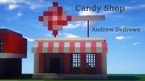 Building City - Candy shop || Minecraft Timelapse
