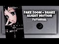 Transiciones en Alight Motion 🦋|| TUTORIAL (Fake Zoom + Shake)