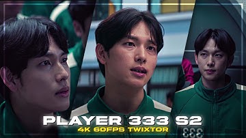 Player 333 Scene Pack || 4K 60fps Twixtor || NO CC || Squid Game Season 3 | Lee Myung-gi | Yim Siwan