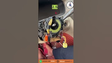 How to correctly set a new clock spring | Clock Spring Fitment Process | Carzii #cars #ytshorts