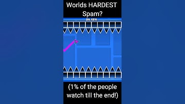 HARDEST GD SPAM #geometrydash #gdupdate #gd #funny #fyp