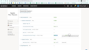 Schoology Student See grade comments