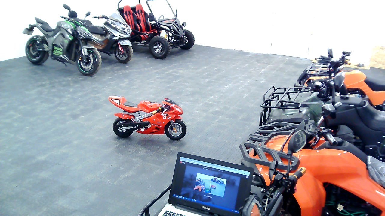 Розыгрыш детского электромотоцикла - YouTube