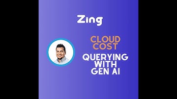 Cloud Cost Analysis using Zing