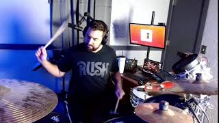 Rush  Ghost Rider Drum Cover