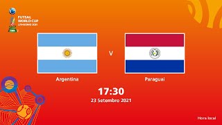 Argentina v Paraguai | Copa do Mundo FIFA de Futsal de 2021 | Partida completa