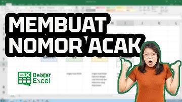 Tutorial 57 - Membuat Angka Acak pada Excel