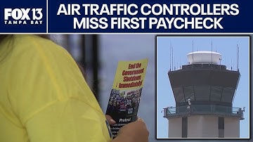 Florida air traffic controllers miss first paycheck amid shutdown