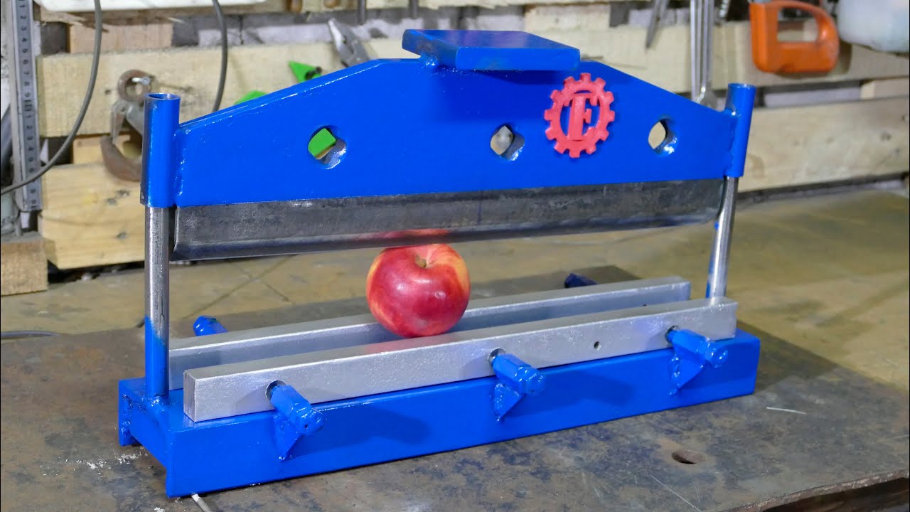 DIY Hydraulic Press Brake Attachment Metal Bender YouTube