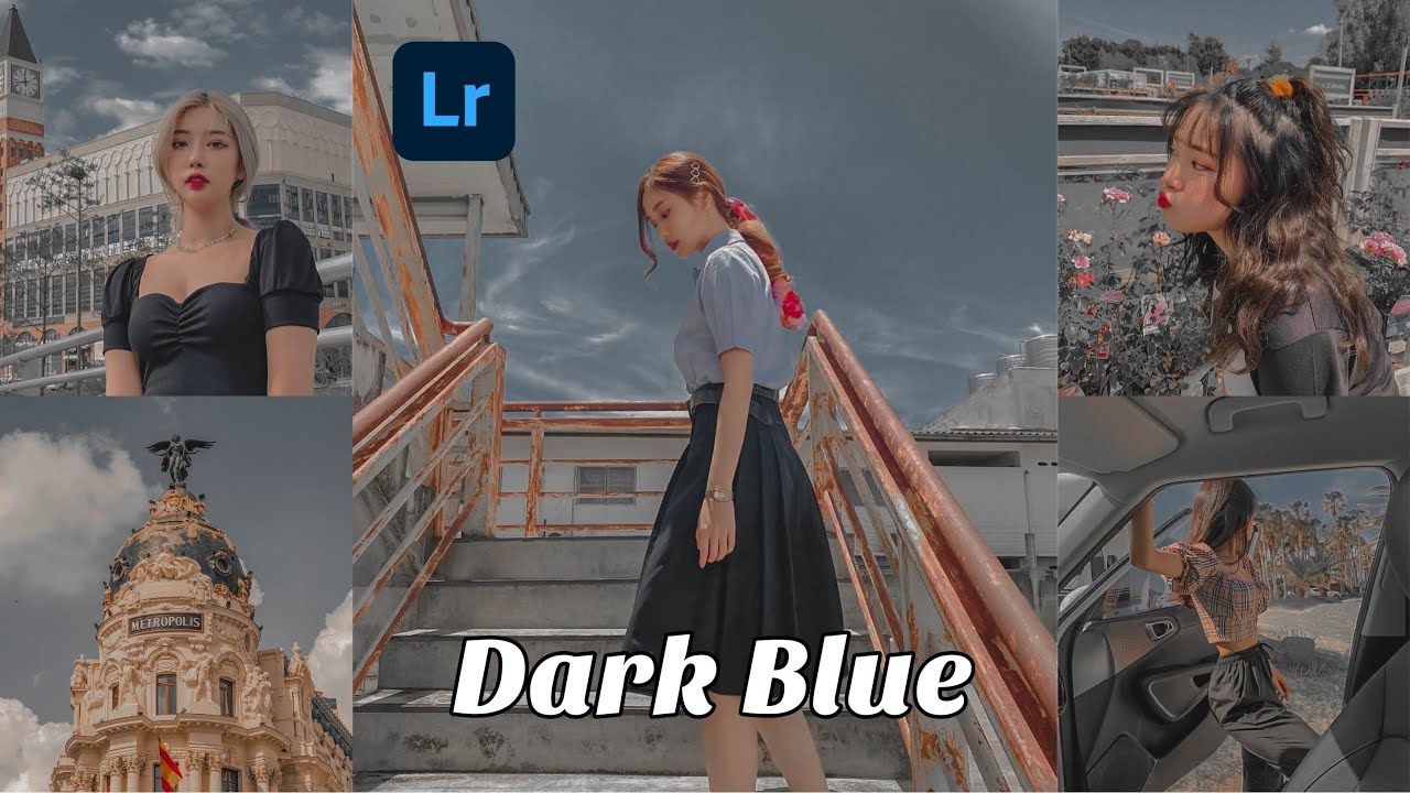 Dark Blue Preset | Lightroom Mobile Presets Free DNG & XMP 2020 | Free DNG 2020