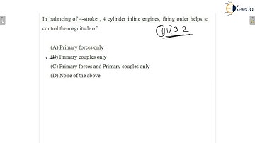 Practice Question 2: Partial Balancing | Balancing | GATE Theory of Machines and Vibrations