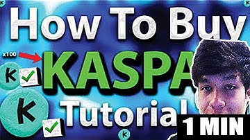 How To Buy Kaspa Tutorial (2025)