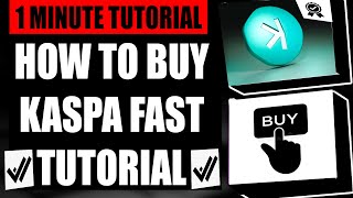 How To Buy Kaspa Tutorial (2025)
