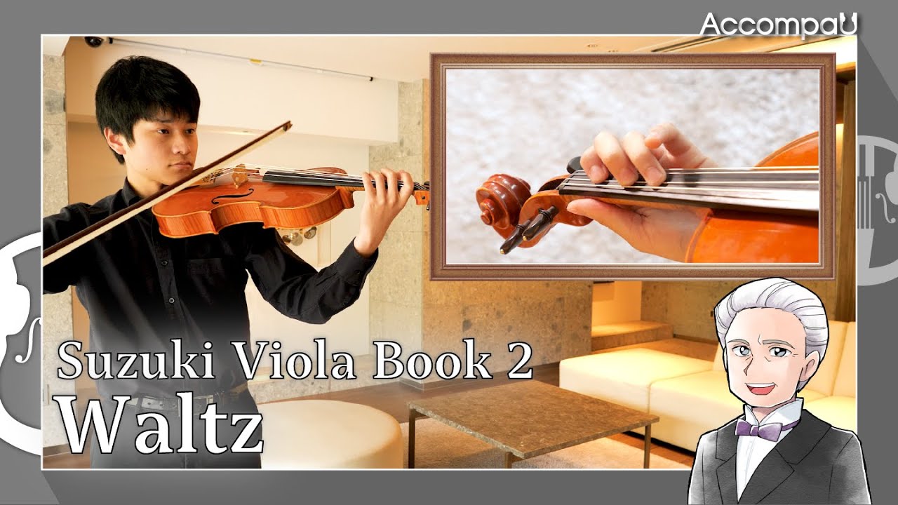 Waltz J. Brahms Suzuki Viola Book 2【Practice Version】 YouTube