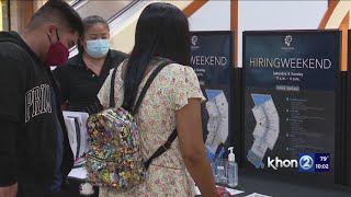 Struggle to find employees continues as extra $300 unemployment benefit ends in Hawaii