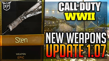 "NEW" WINTER SIEGE UPDATE! CALL OF DUTY WW2 UPDATE 1.07 [COD WW2 PATCH NOTES] WW2 New DLC Weapons!